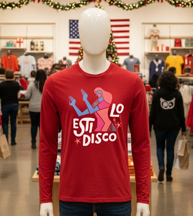 Estilo Disco Art - red-t-shirt Estilo Disco Art Red T Shirt