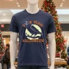 F Yeah! Halloween! Raven   Navy T Shirt