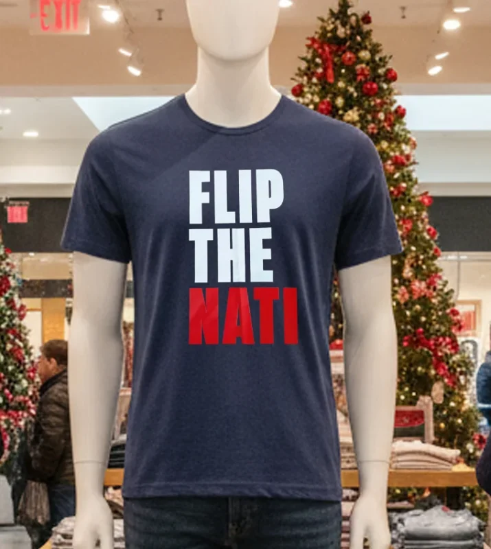 Flip The Nati Cincinnati Flip   Navy T Shirt