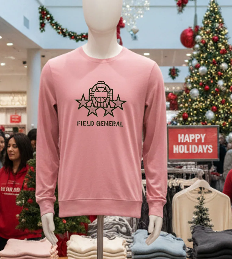 Four Star Field General - pink-t-shirt Four Star Field General Pink T Shirt