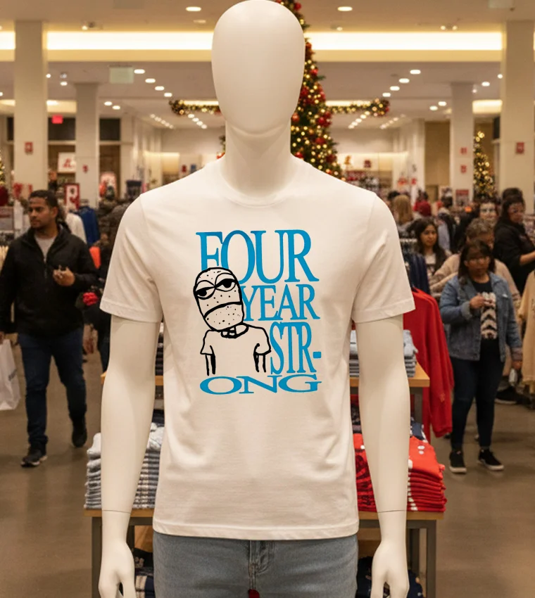 Four Year Strong Analysis Paralysis 2024 Music - white-t-shirt Four Year Strong Analysis Paralysis 2024 Music White T Shirt