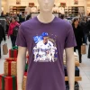 Freeman Scream Graphic La Dodgers Mvp World Series 2024 Purple T Shirt