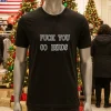 Fuck You Go Bird Black T Shirt