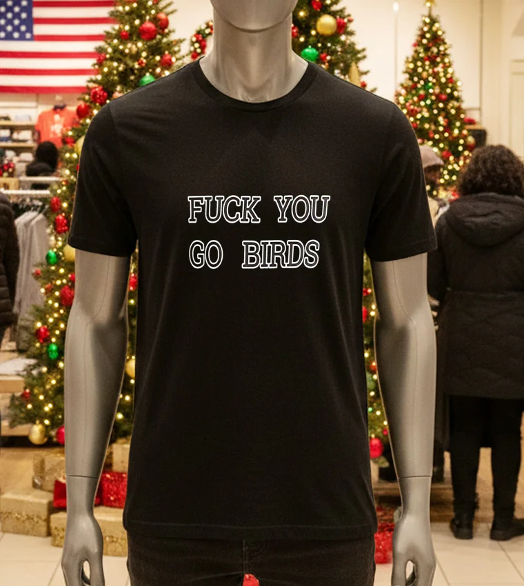 Fuck You Go Bird - black-t-shirt Fuck You Go Bird Black T Shirt