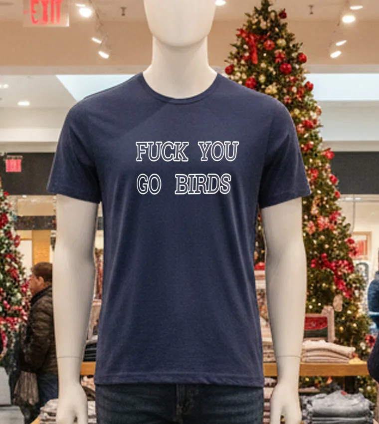 Fuck You Go Bird - navy-t-shirt Fuck You Go Bird Navy T Shirt