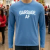 Garbage Af For Trump   Blue T Shirt