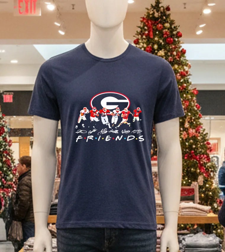 Georgia Bulldogs Friends Of The Dawgs 2024 Signature - navy-t-shirt Georgia Bulldogs Friends Of The Dawgs 2024 Signature Navy T Shirt
