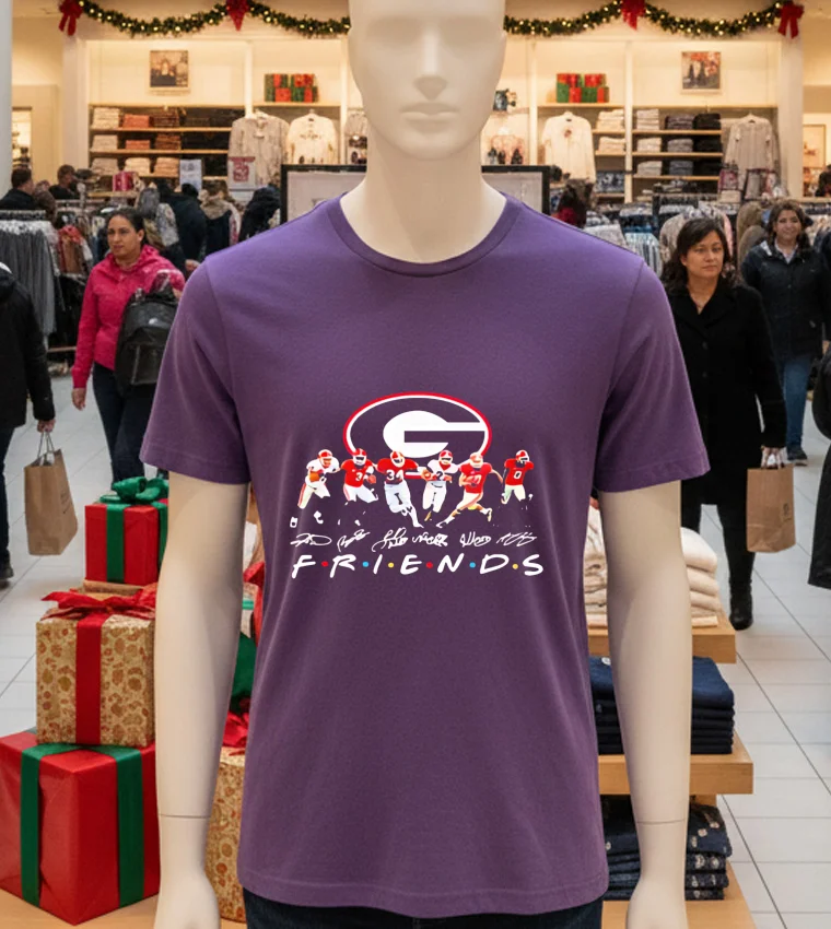 Georgia Bulldogs Friends Of The Dawgs 2024 Signature - purple-t-shirt Georgia Bulldogs Friends Of The Dawgs 2024 Signature Purple T Shirt