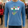Get Festive With The Grinch Christmas   Blue T Shirt