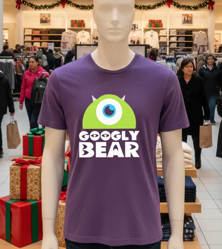 Googly Bear And Schmoopsie Poo Couple   Purple T Shirt