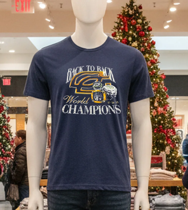 Green Wall Back To Back World Champions 2024 2025 - navy-t-shirt Green Wall Back To Back World Champions 2024 2025 Navy T Shirt