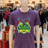 Guyana Warrior Nation Cpl T20 Cricket Patriotic Purple T Shirt