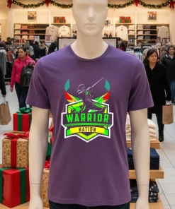 Guyana Warrior Nation Cpl T20 Cricket Patriotic   Purple T Shirt