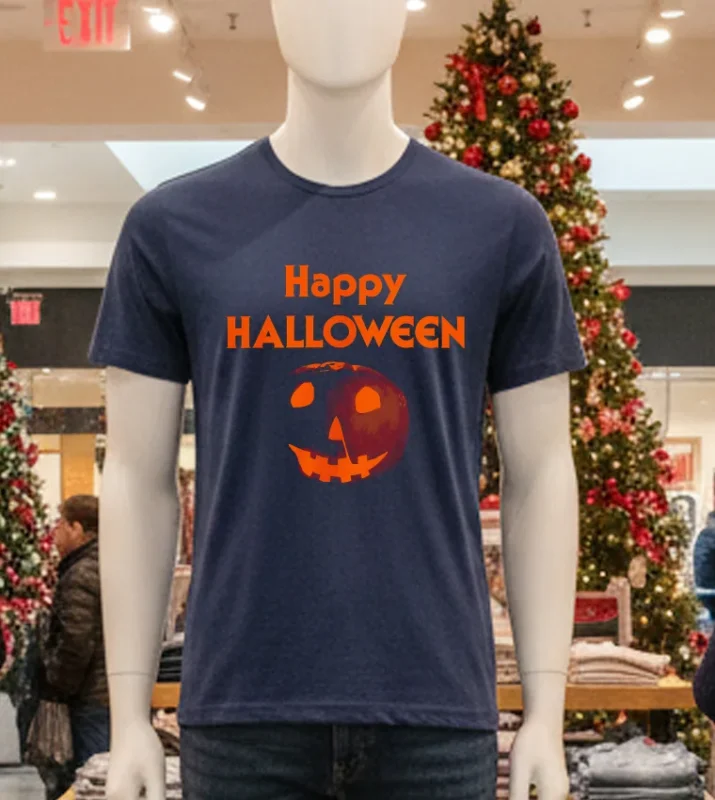 Happy Halloween 1978 Navy T Shirt