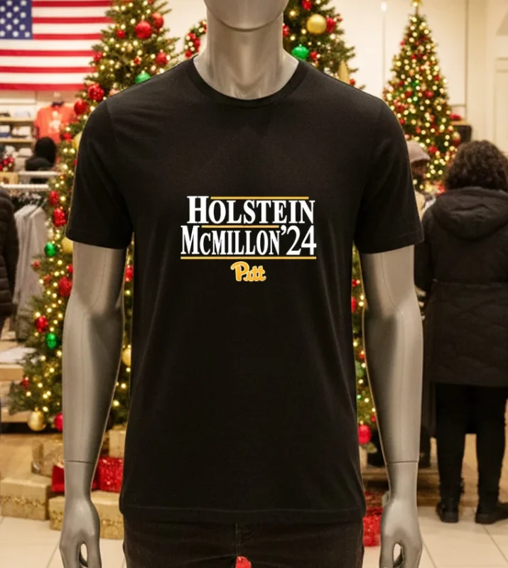 Holstein Mcmillon 24 Pittsburgh Panthers   Black T Shirt