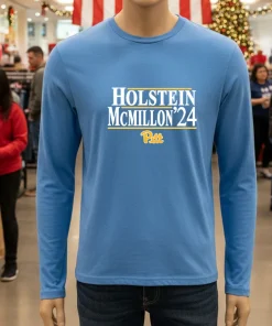 Holstein Mcmillon 24 Pittsburgh Panthers   Blue T Shirt