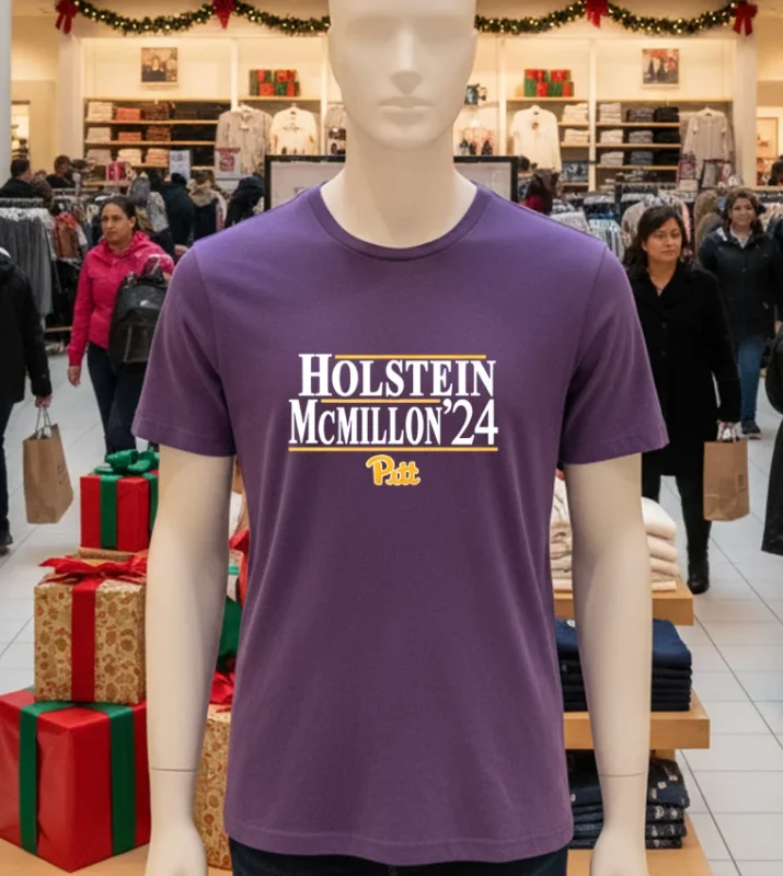 Holstein Mcmillon 24 Pittsburgh Panthers   Purple T Shirt