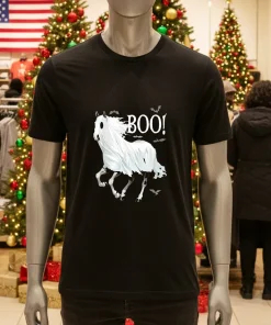 Horse Cosplay Ghost Boo Halloween shirt