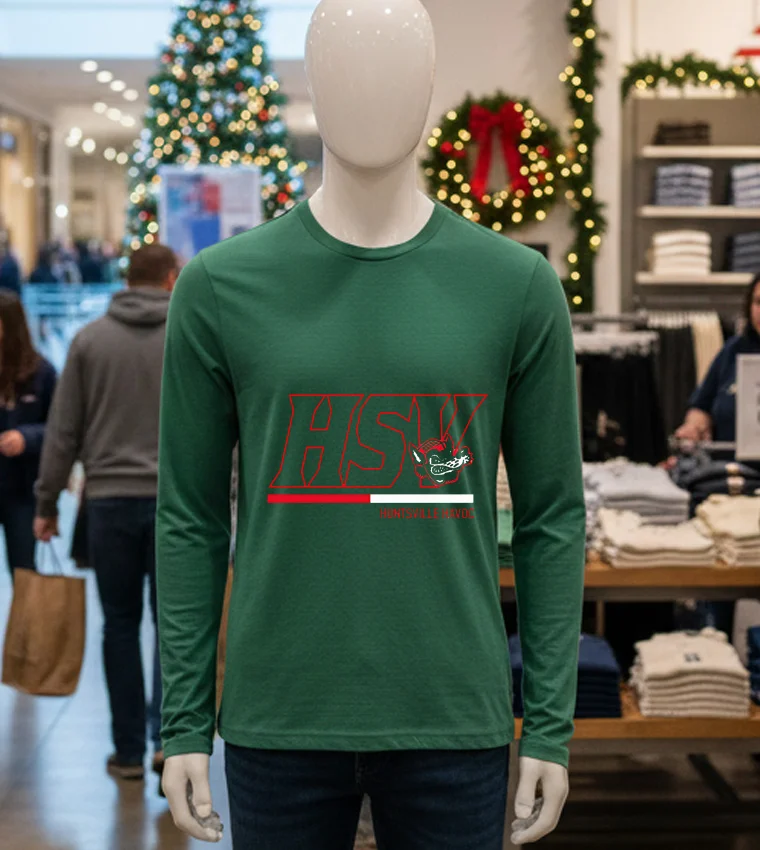 Hsv Pack Huntsville Havoc - green-t-shirt Hsv Pack Huntsville Havoc Green T Shirt