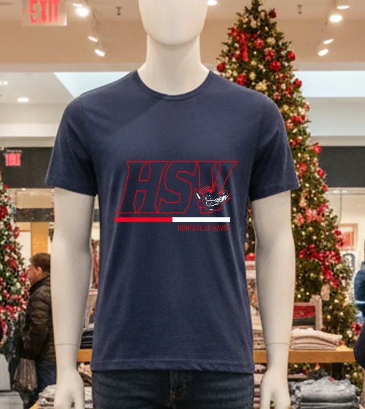 Hsv Pack Huntsville Havoc   Navy T Shirt