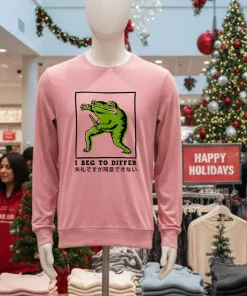 I Beg To Differ Frog shirt
