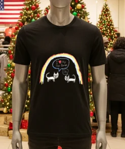 I Love My Gay Human Cats rainbow shirt