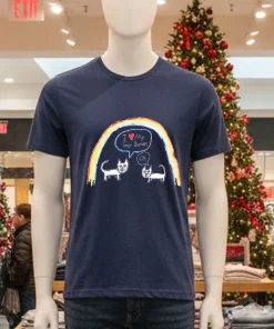 I Love My Gay Human Cats rainbow shirt