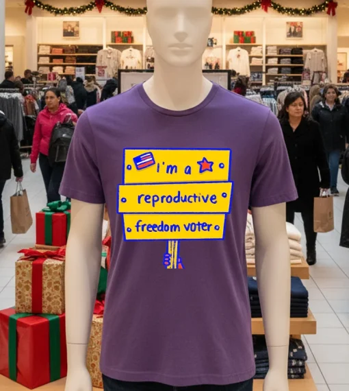 I M A Reproductive Freedom Voter   Purple T Shirt