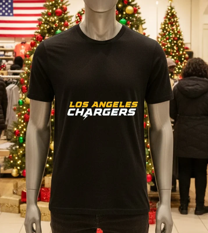 I M Harbaugh Los Angeles Chargers Polo 2024 Black T Shirt