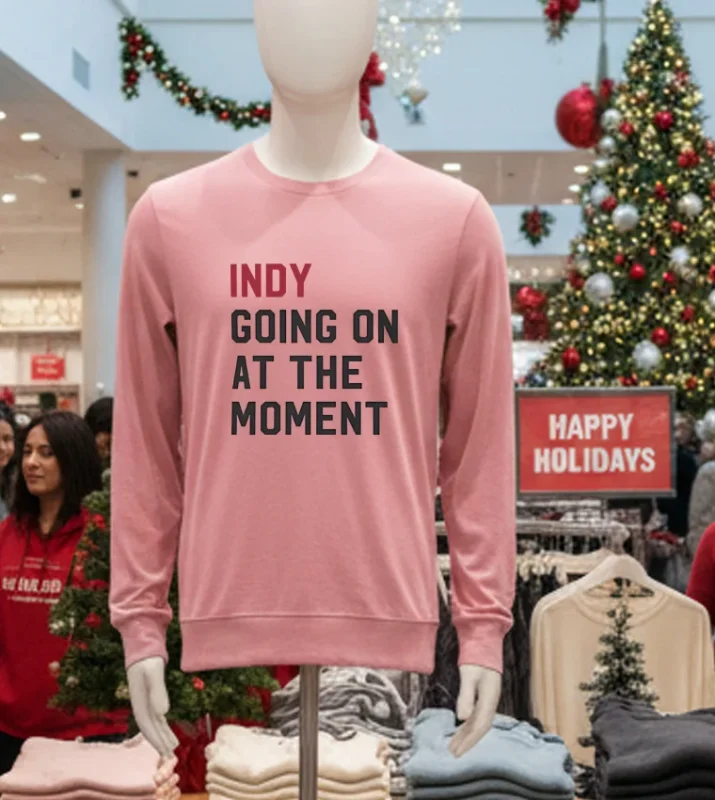 Indy Going On At The Moment Pink T Shirt