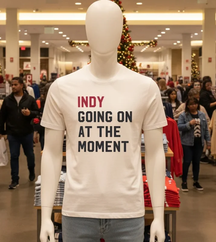 Indy Going On At The Moment White T Shirt