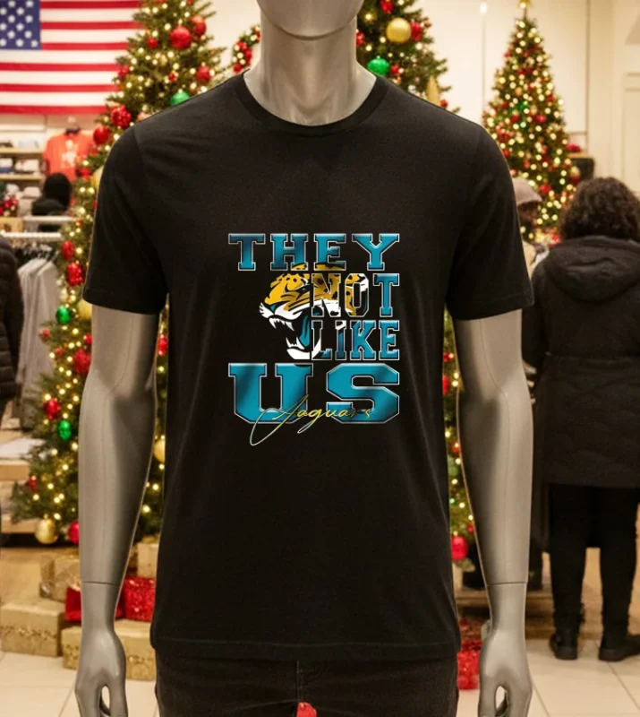 Jacksonville Jaguars They Not Like Us Nfl Football Black T Shirt