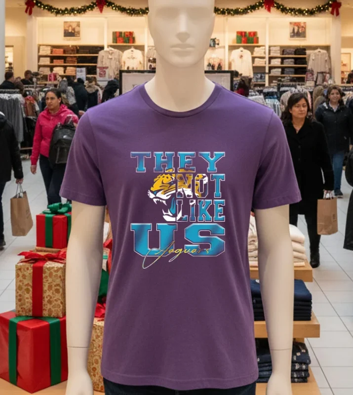 Jacksonville Jaguars They Not Like Us Nfl Football Purple T Shirt