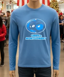 Jahmyr Gibbs David Montgomery Detroit Lions   Blue T Shirt