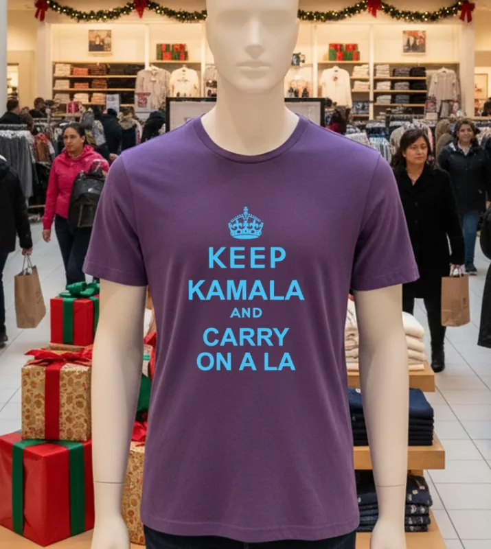 Keep Kamala And Carryon A La Purple T Shirt