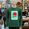 La Rosa Mexican Lottery Card Game   Green T Shirt