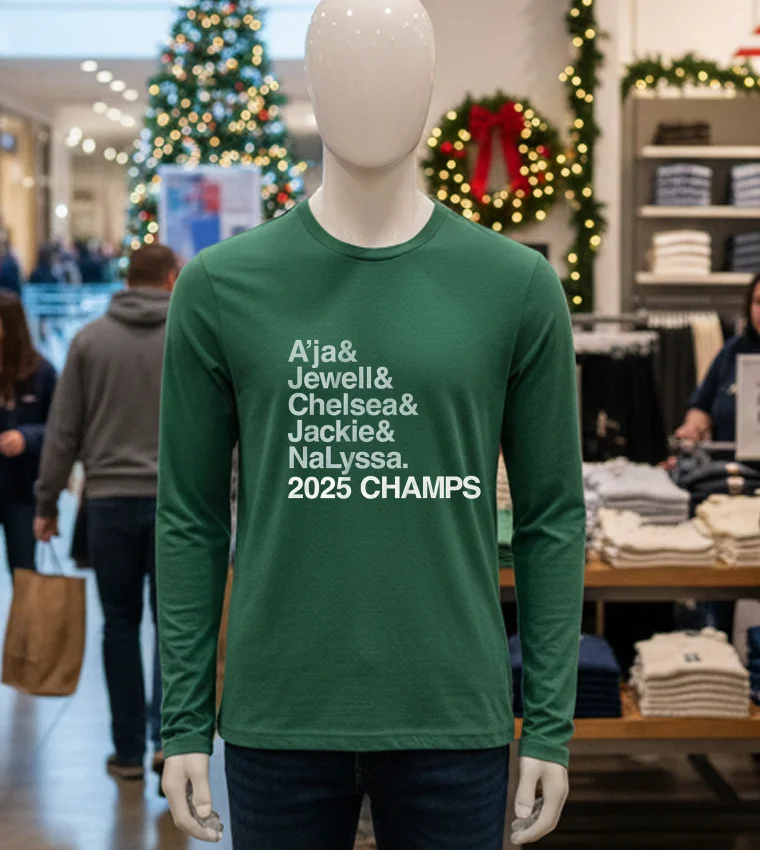 Las Vegas Basketball Ampersand 2025 Champs - green-t-shirt Las Vegas Basketball Ampersand 2025 Champs Green T Shirt