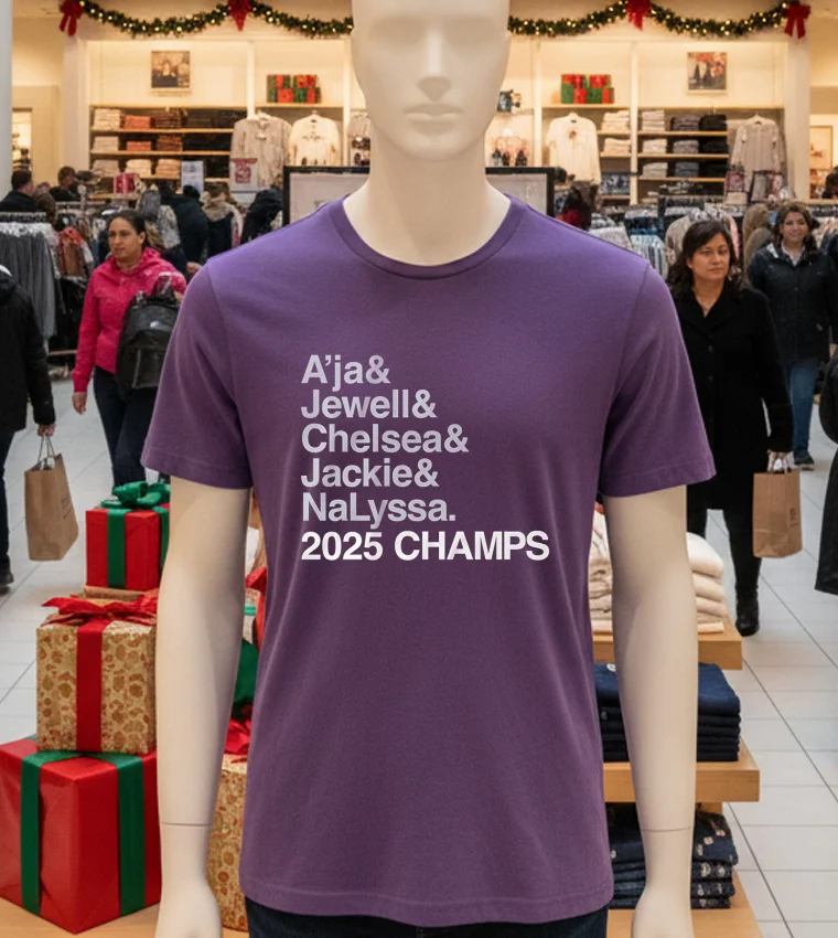 Las Vegas Basketball Ampersand 2025 Champs - purple-t-shirt Las Vegas Basketball Ampersand 2025 Champs Purple T Shirt