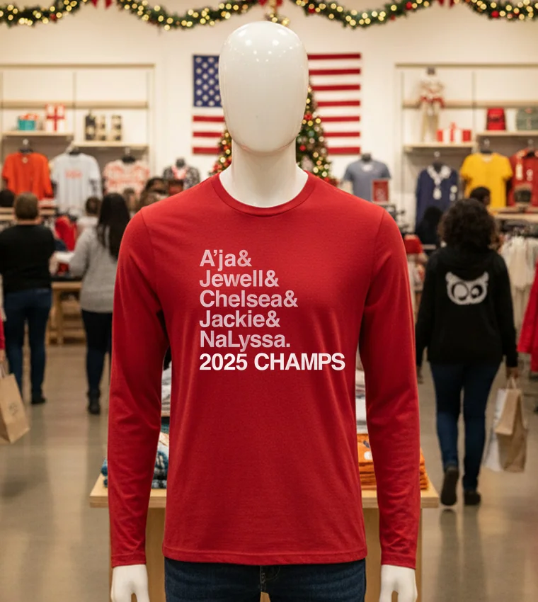 Las Vegas Basketball Ampersand 2025 Champs - red-t-shirt Las Vegas Basketball Ampersand 2025 Champs Red T Shirt