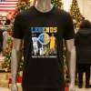 Legends Los Angeles Dodgers Thank You For The Memories   Black T Shirt