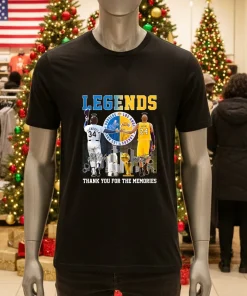 Legends Los Angeles Dodgers Thank You For The Memories   Black T Shirt