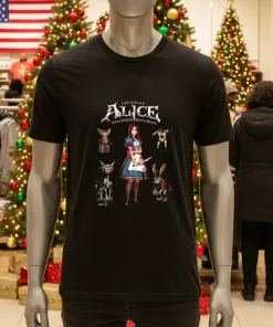 Let S Play Alice Madness Returns Video Games   Black T Shirt