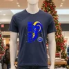 Los Angeles Rams Fear None Logo Navy T Shirt