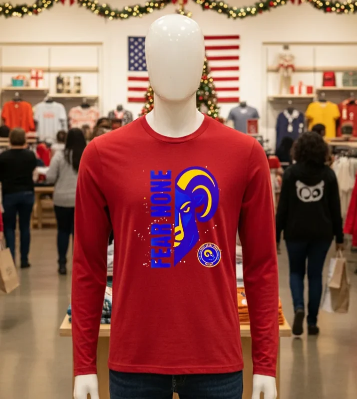 Los Angeles Rams Fear None Logo Red T Shirt