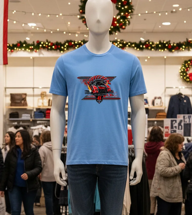 Matt Hagan 4X - blue-t-shirt Matt Hagan 4x Blue T Shirt