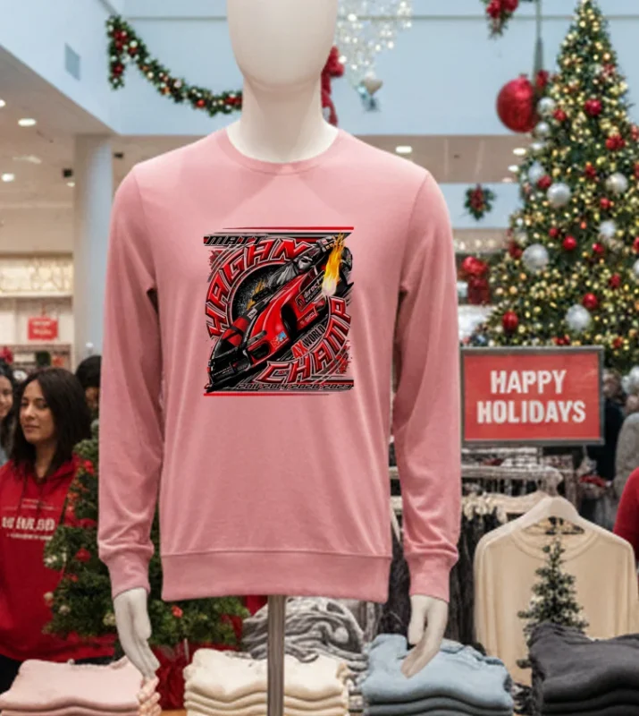 Matt Hagan Champ 4x World Pink T Shirt