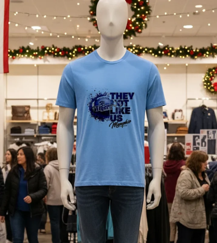 Memphis Tigers They Not Like Us Memphis Blue T Shirt