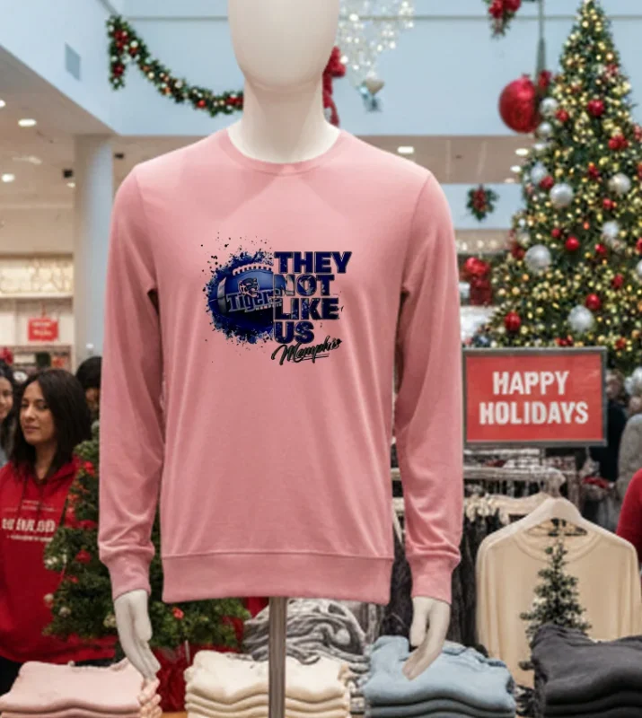 Memphis Tigers They Not Like Us Memphis Pink T Shirt