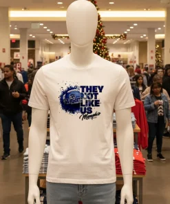 Memphis Tigers They Not Like Us Memphis White T Shirt