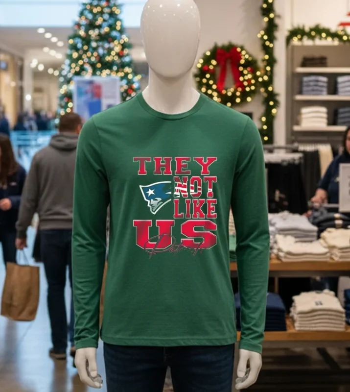 New England Patriots They Not Like Us Nfl Football Green T Shirt